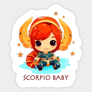 Scorpio Baby 1 Sticker